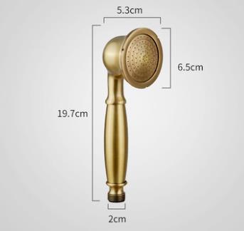Luxurious Antique Brass Pressurize 360° Rotatable Shower Head Bathroom Shower Set TA1700C